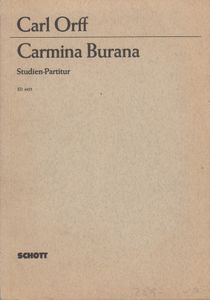 Carmina Burana. Studien-Partitur