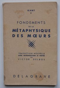 Fondements De La Métaphysique Des Mœurs