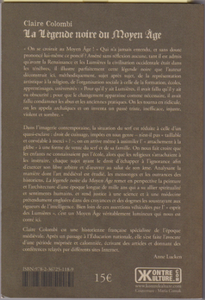 La Légende Noire du Moyen-Âge
