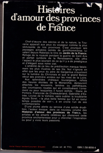 Histoires d'amour des provinces de France - La Touraine