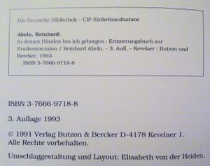 In deinen Händen bin ich geborgen. Erinnerungsbuch zur Erstkommunion