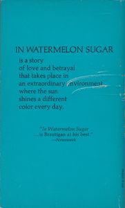 In Watermelon Sugar