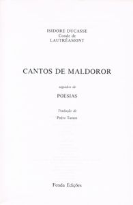Cantos de Maldoror Seguidos de Poesias