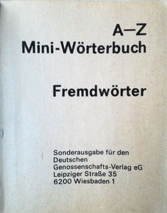 Fremdwörter (Mini-Wörterbuch)