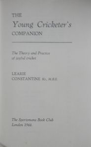 A Young Cricketer's Companion