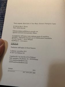 Buchi Neri E Salti Temporali. L'eredità Di Einstein