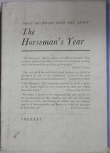 The Horseman's Year 1958