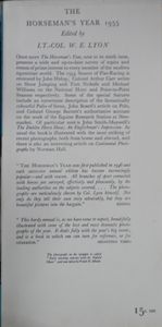The Horseman's Year 1955