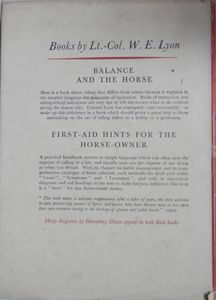 The Horseman's Year 1952