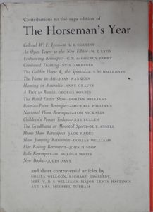 The Horseman's Year 1959