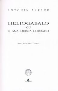 Heliogabalo ou o Anarquista Coroado