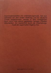 Grammophonplatten aus der Ragtime-Ära