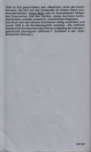 Mephisto - Roman einer Karriere