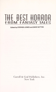 The Best Horror from Fantasy Tales