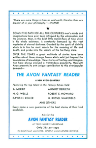 Avon Fantasy Reader No. 1