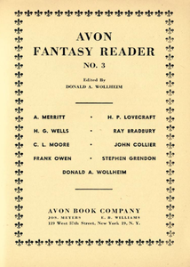 Avon Fantasy Reader No. 3
