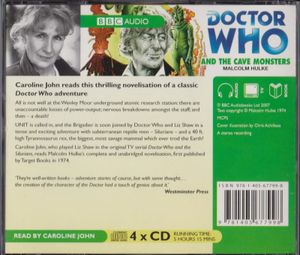 Doctor Who and the Cave Monsters