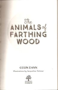 The Animals of Farthing Wood