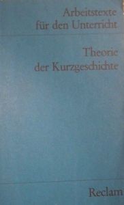 Theorie der Kurzgeschichte
