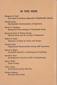 Psychedelic Review Number 8 1966