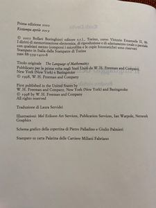 Il Linguaggio Della Matematica. Rendere Visibile L'Invisibile