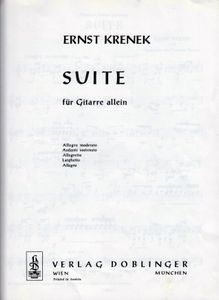 Suite für Gitarre allein