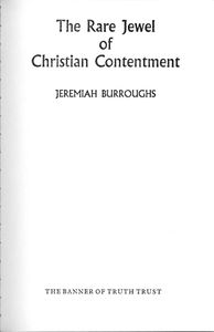 The Rare Jewel of Christian Contentment