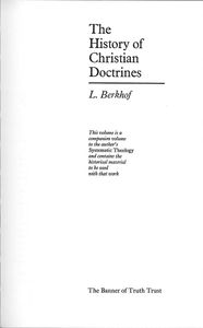 The History of Christian Doctrines
