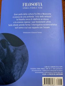 Filosofia - Storia Parole Temi - Vol. 06 - Dallo Spiritualismo All'Esistenzialismo