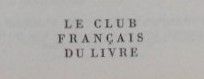 Le Club Français Du Livre