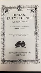 Hindoo Fairy Legends (Old Deccan Days)