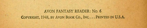 Avon Fantasy Reader No. 6