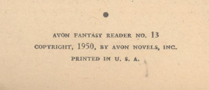 Avon Fantasy Reader No. 13