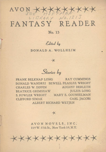 Avon Fantasy Reader No. 13