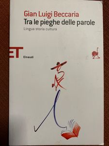 Tra Le Pieghe Delle Parole. Lingua Storia Cultura