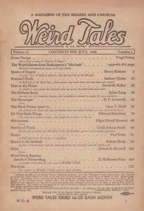 Weird Tales, Vol. 32, No. 1