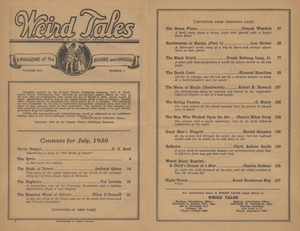 Weird Tales, Vol. 16, No. 1