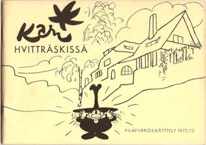 Kari Hvitträskissä - Pilapiirrosnäyttely 1972-73