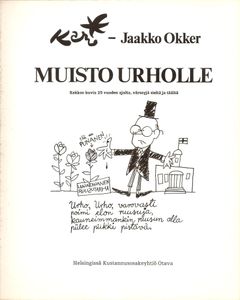 Muisto Urholle