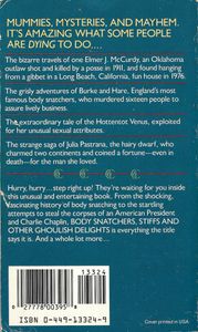 Body Snatchers, Stiffs and Other Ghoulish Delights