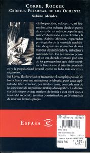 Corre, Rocker - Crónica Personal De Los Ochenta