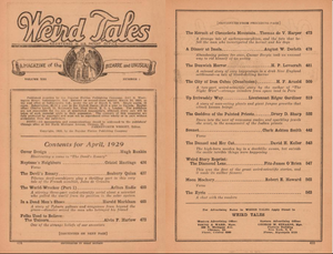 Weird Tales, Vol. 13, No. 4