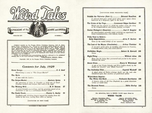 Weird Tales, Vol. 14, No. 1