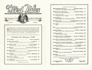 Weird Tales, Vol. 5, No. 1