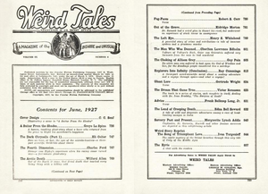 Weird Tales, Vol. 9, No. 6