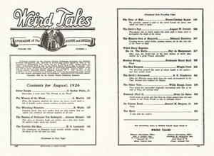 Weird Tales, Vol. 8, No. 2