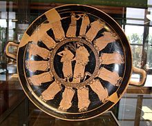 Red-figure pottery