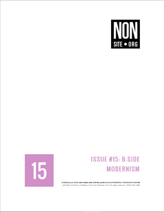 Nonsite.Org 15: B-Side Modernism