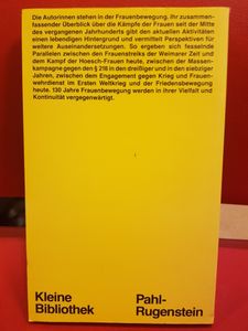 Geschichte Der Deutschen Frauenbewegung