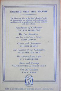 Christ: His Church and His Words